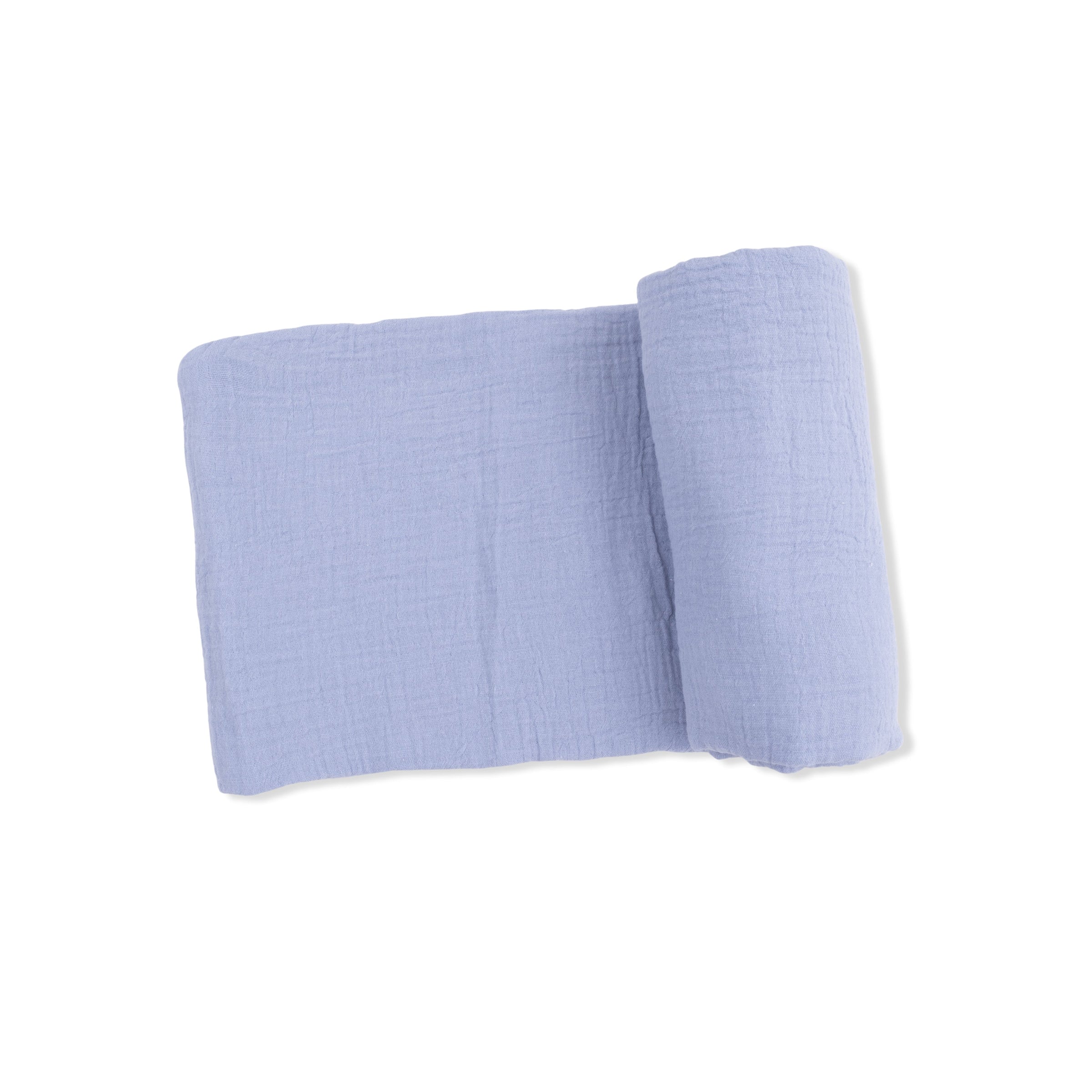 Solid Muslin Blue Blizzard - Swaddle Blanket