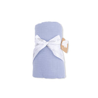 Solid Muslin Blue Blizzard - Swaddle Blanket
