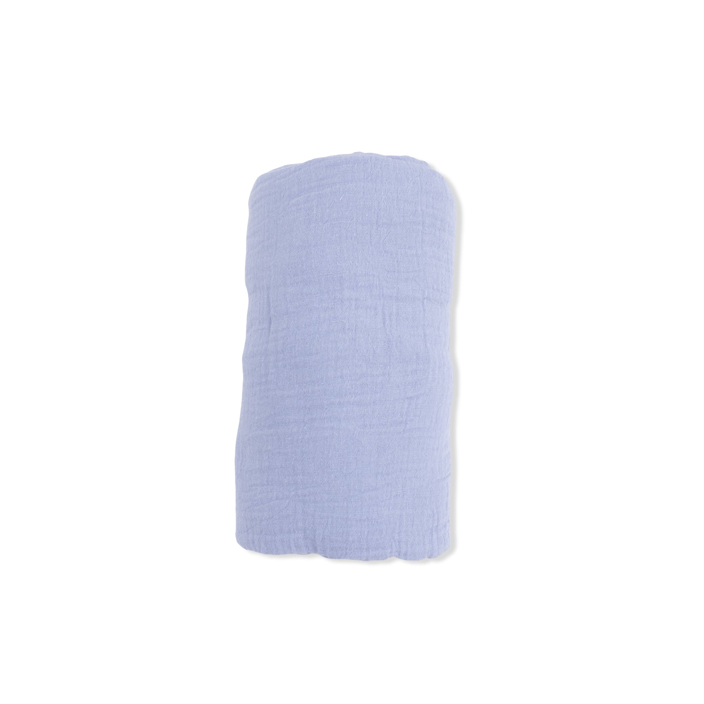 Solid Muslin Blue Blizzard - Swaddle Blanket