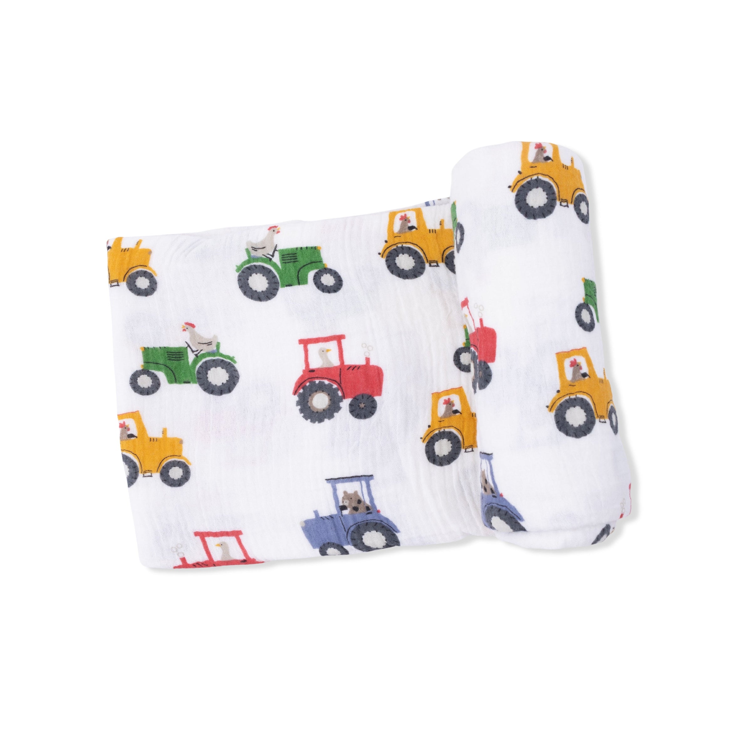 Tractor Friends - Swaddle Blanket