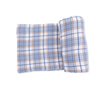 Western Boot Plaid - Swaddle Blanket