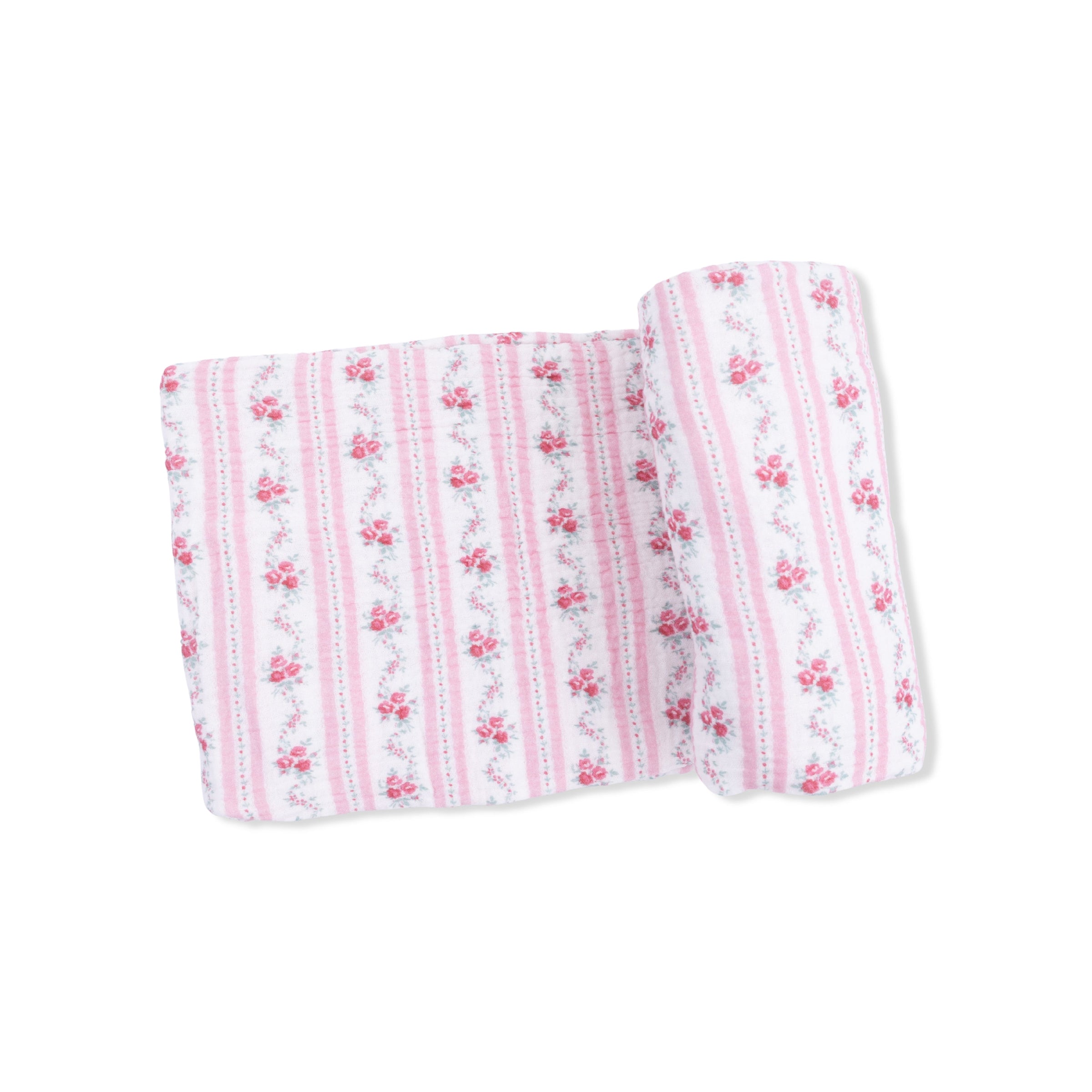 Winding Roses Stripe - Swaddle Blanket
