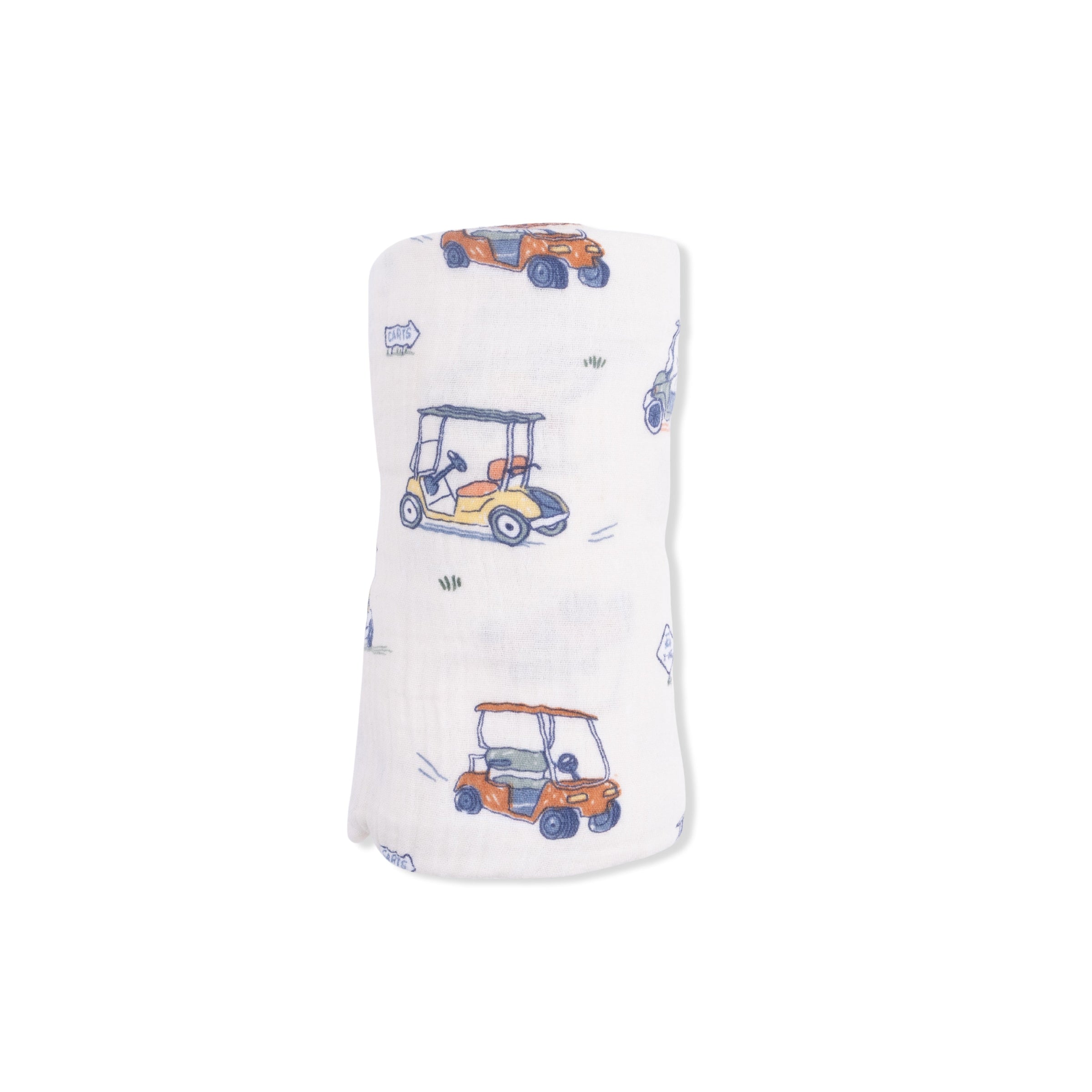 Zooming Golf Carts - Swaddle Blanket