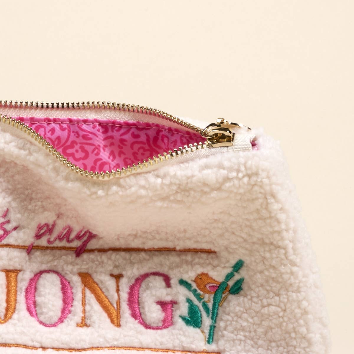 Teddy Pouch – Let's Play Mahjong