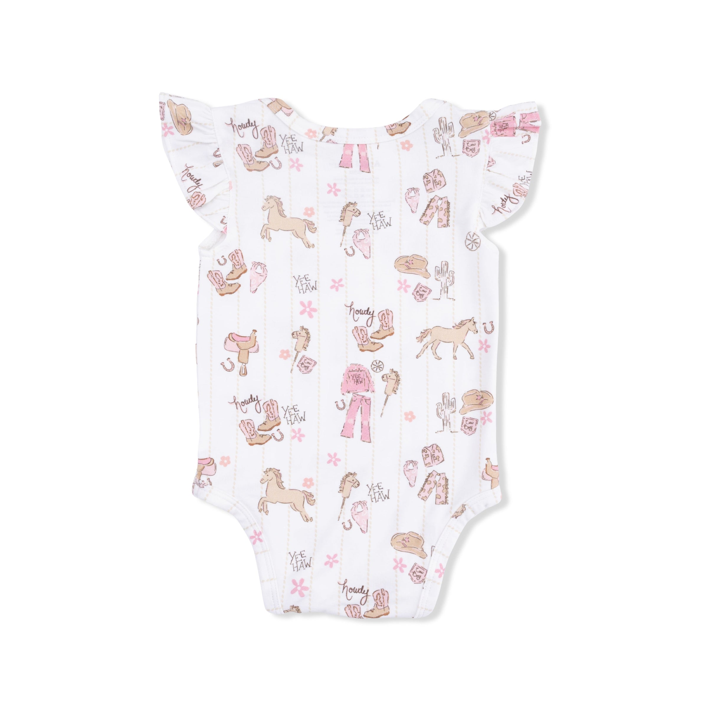 Cowgirl Nursery - Ruffle Sleeve Bodysuit