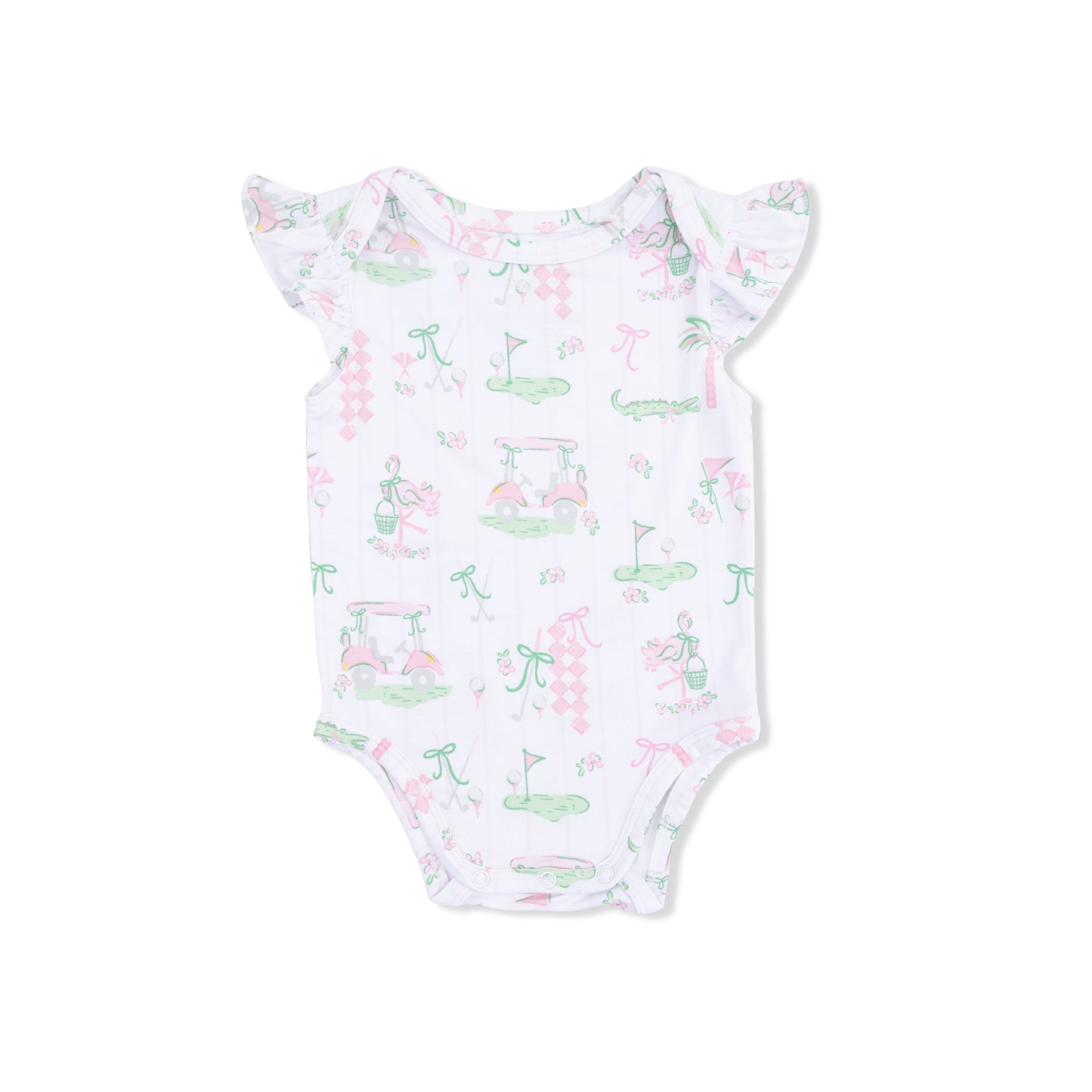 Pretty Golf - Ruffle Sleeve Bodysuit