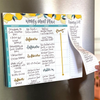 8.5x11 Horizontal Meal Planning Pad with Magnet