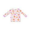 Autumn Pumpkins - Pink - Long Sleeve Loungewear Set