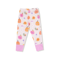Autumn Pumpkins - Pink - Long Sleeve Loungewear Set
