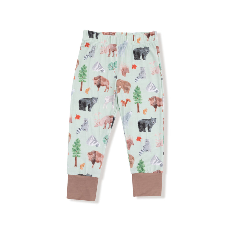 American Woodland Animals - Long Sleeve Loungewear Set