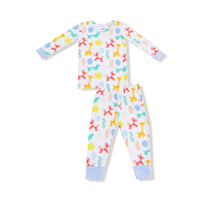 Balloon Animals - Blue - Long Sleeve Loungewear Set