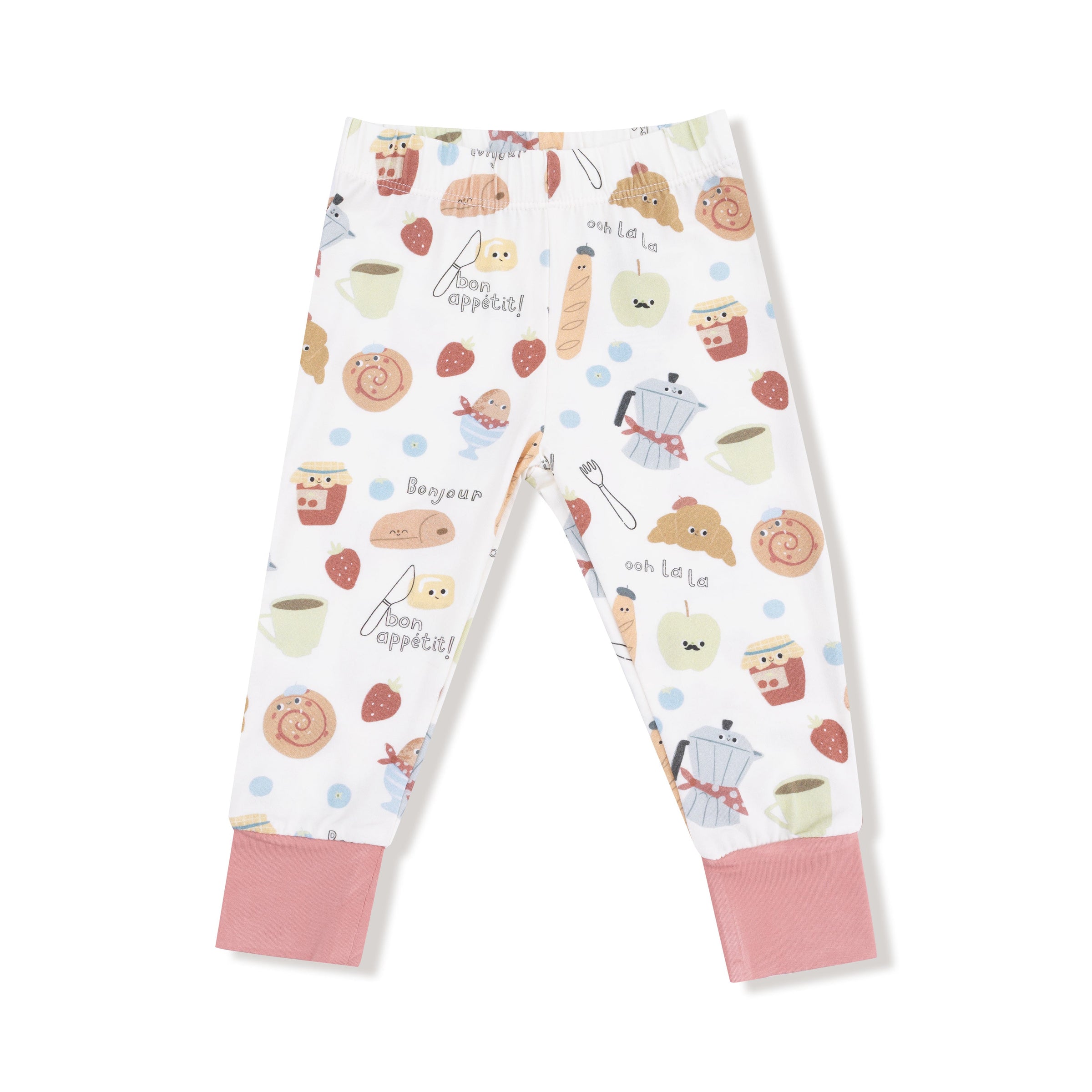 Bonjour Breakfast - Long Sleeve Loungewear Set