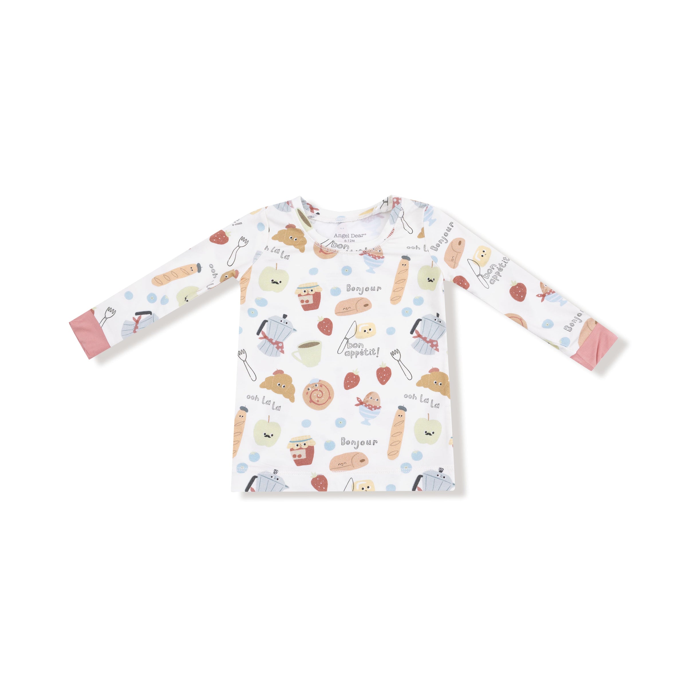 Bonjour Breakfast - Long Sleeve Loungewear Set