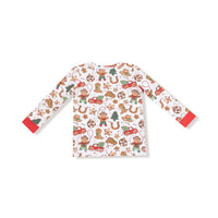 Cowboy Christmas - Long Sleeve Loungewear Set