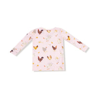 Collector Chickens - Pink - Long Sleeve Loungewear Set