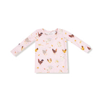Collector Chickens - Pink - Long Sleeve Loungewear Set
