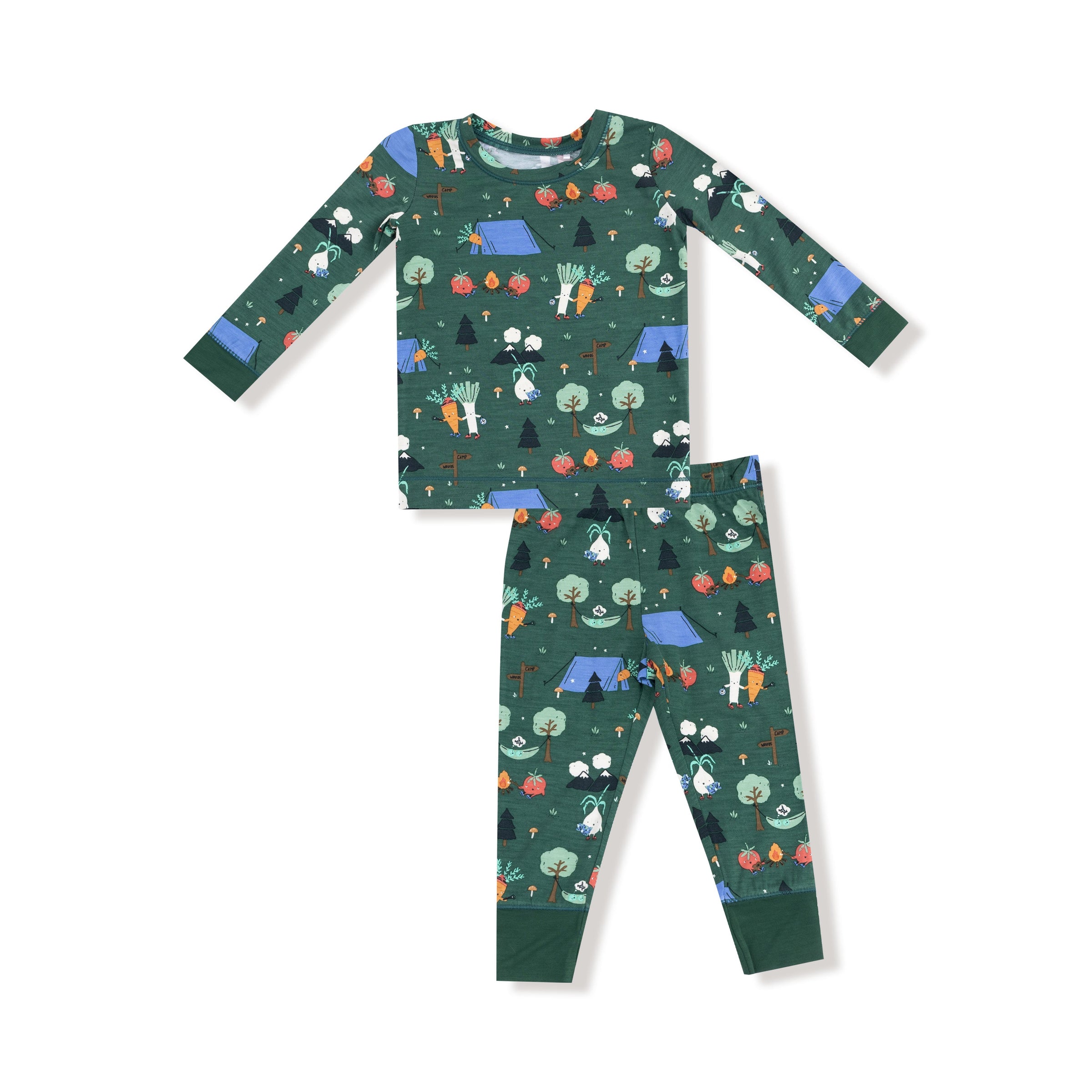 Camping Veggies - Long Sleeve Loungewear Set