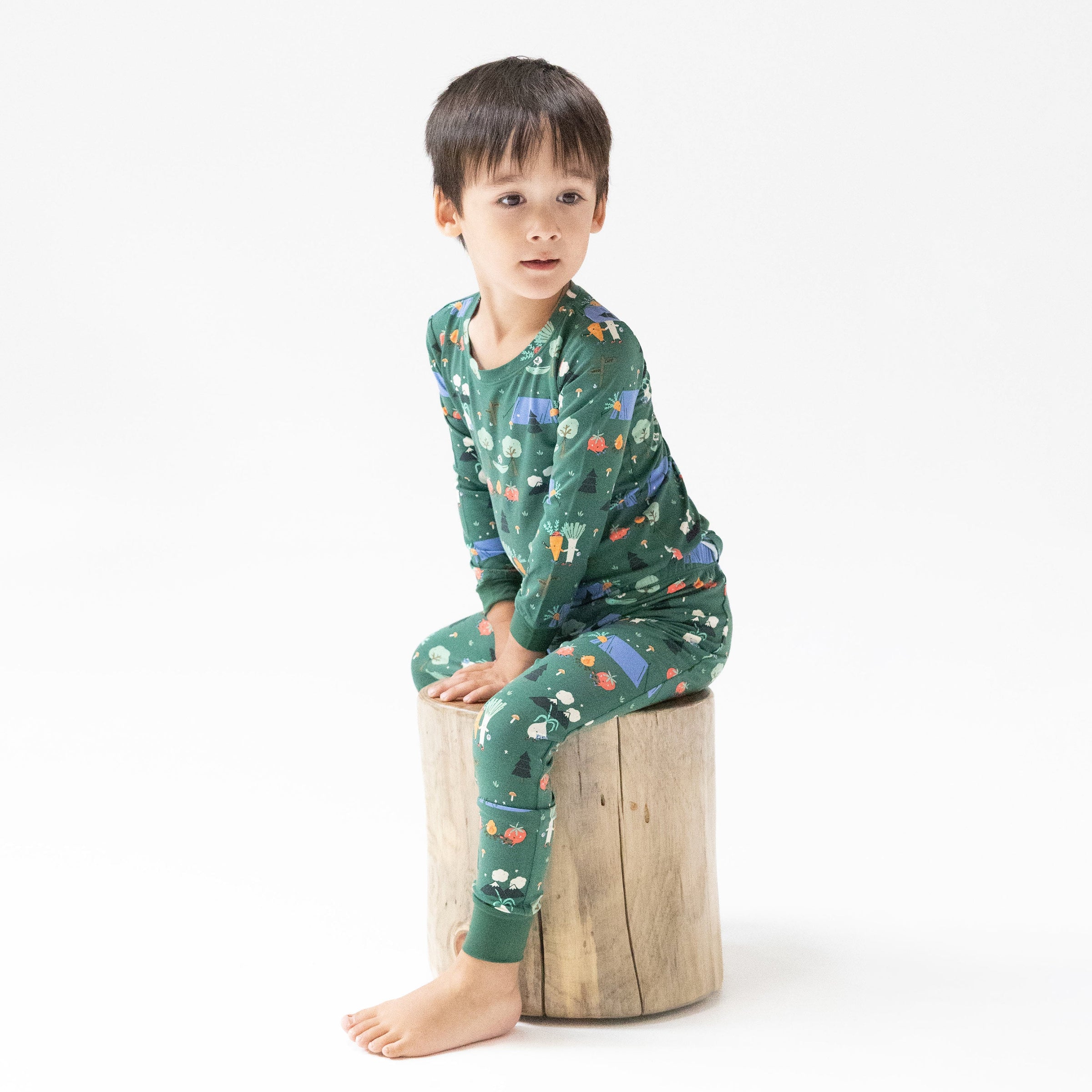 Camping Veggies - Long Sleeve Loungewear Set