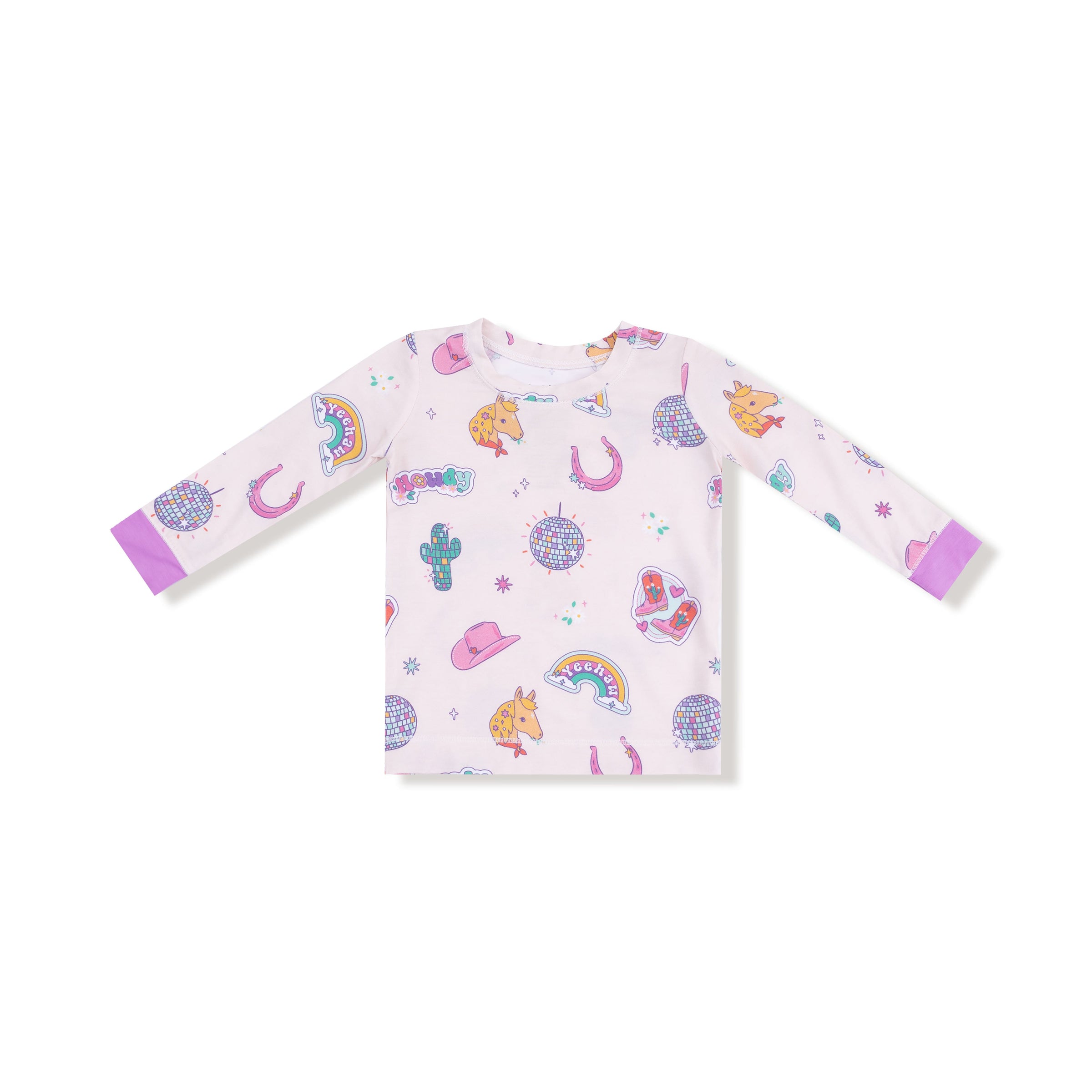 Disco Cowgirl - Long Sleeve Loungewear Set