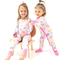 Future Scientist - Pink - Long Sleeve Loungewear Set