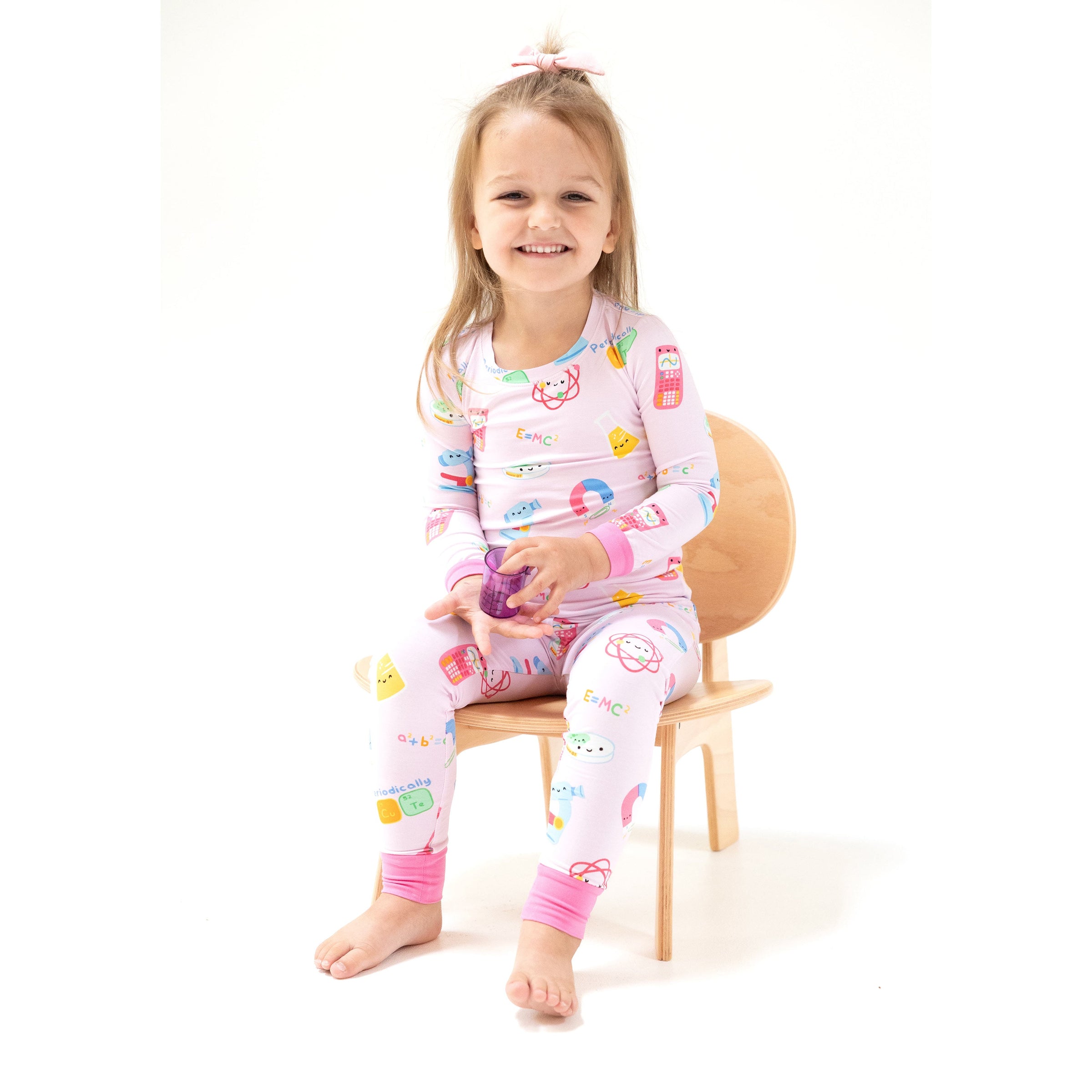 Future Scientist - Pink - Long Sleeve Loungewear Set