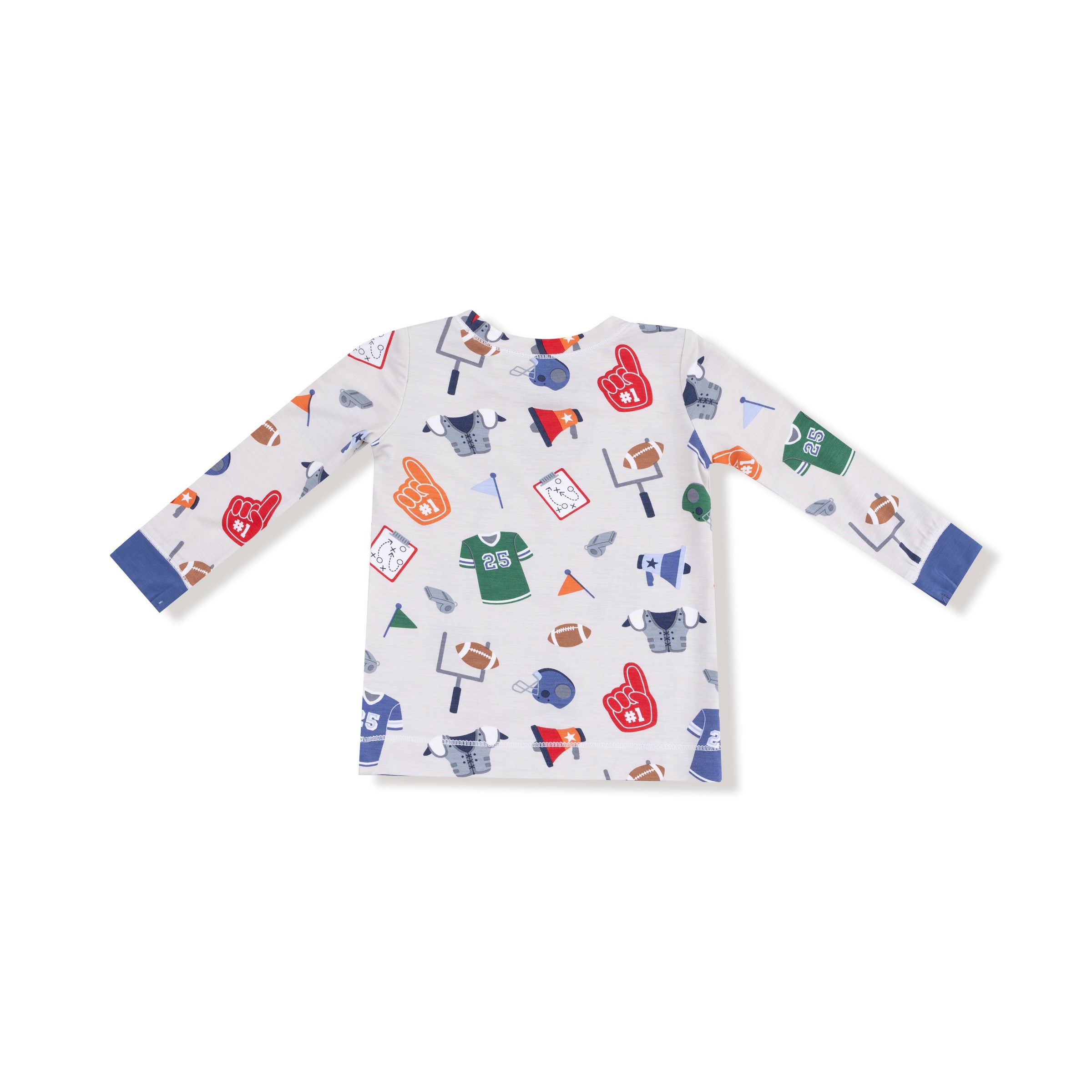 Game Day - Grey - Long Sleeve Loungewear Set