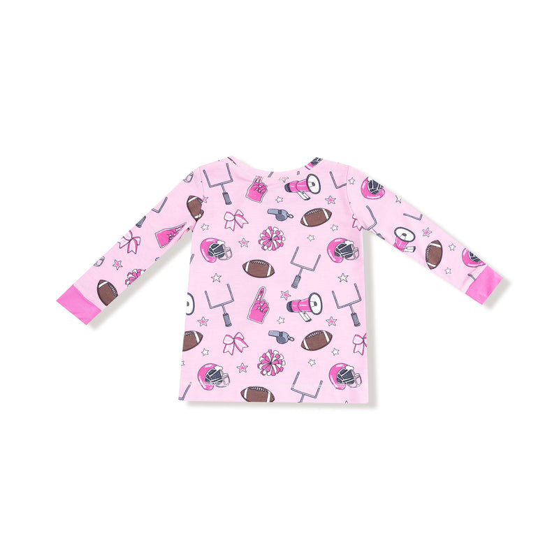 Game Day - Pink - Long Sleeve Loungewear Set