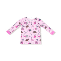 Game Day - Pink - Long Sleeve Loungewear Set