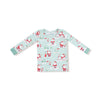 Golfing Santa and Elves - Long Sleeve Loungewear Set