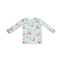 Golfing Santa and Elves - Long Sleeve Loungewear Set