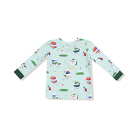 Golf Pros - Green - Long Sleeve Loungewear Set