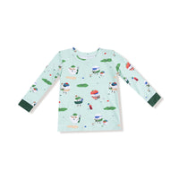 Golf Pros - Green - Long Sleeve Loungewear Set