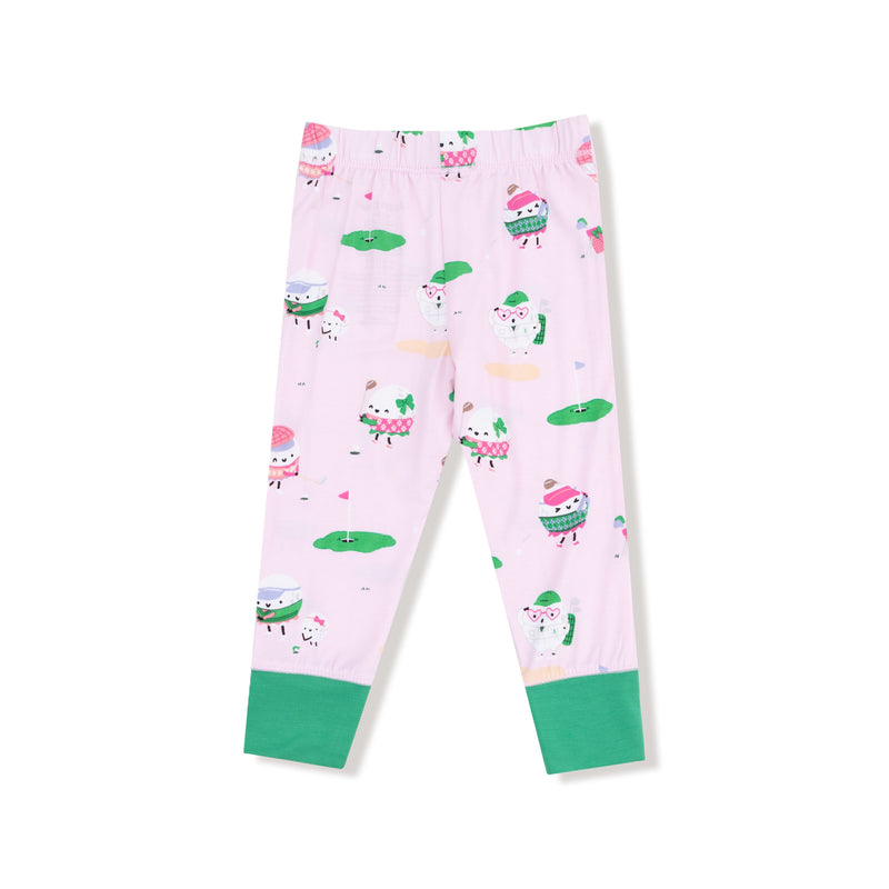 Golf Pros - Pink - Long Sleeve Loungewear Set