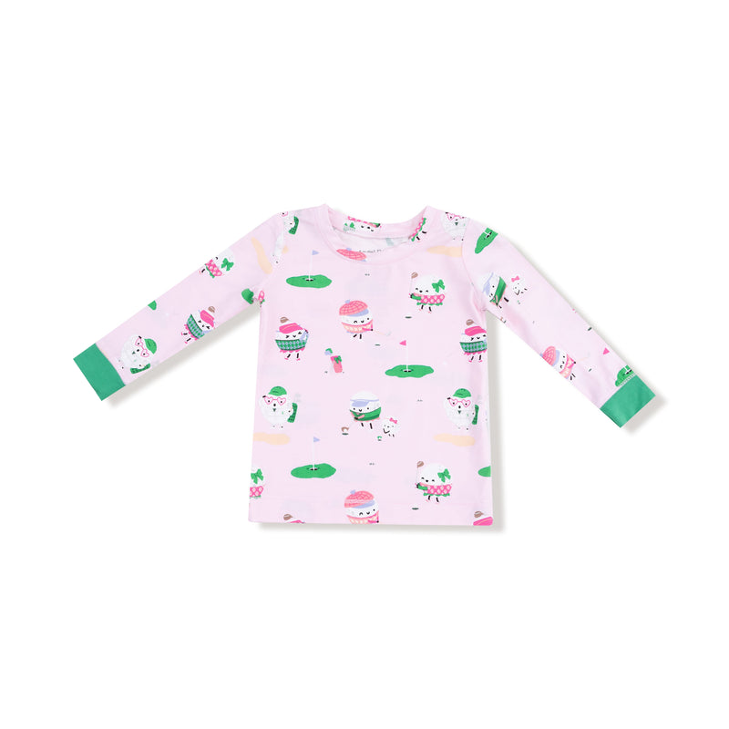 Golf Pros - Pink - Long Sleeve Loungewear Set