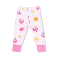 Hanukkah - Pink - Long Sleeve Loungewear Set