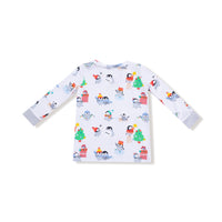 Holiday Penguins - Long Sleeve Loungewear Set