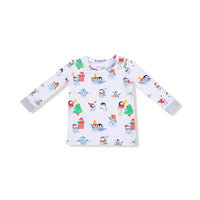 Holiday Penguins - Long Sleeve Loungewear Set