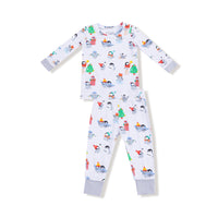 Holiday Penguins - Long Sleeve Loungewear Set