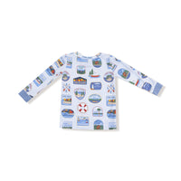 Lake Stickers - Long Sleeve Loungewear Set