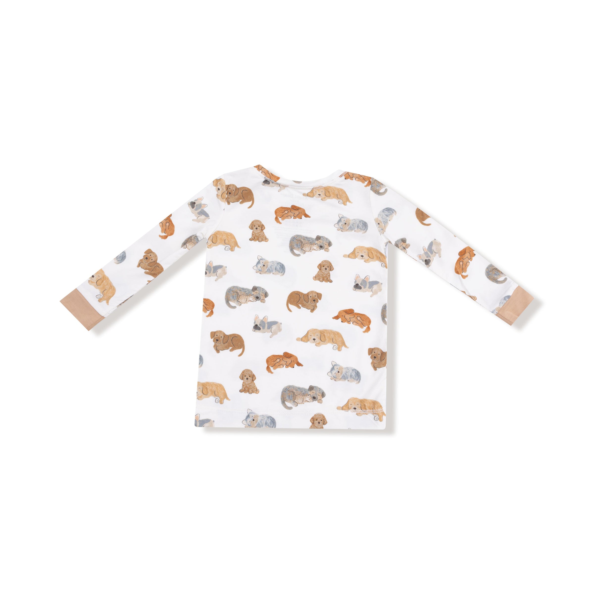 Napping Puppies - Long Sleeve Loungewear Set