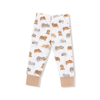 Napping Puppies - Long Sleeve Loungewear Set