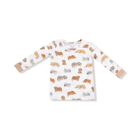 Napping Puppies - Long Sleeve Loungewear Set