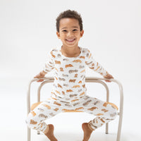 Napping Puppies - Long Sleeve Loungewear Set