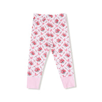 Rose Bow Lattice - Long Sleeve Loungewear Set