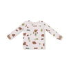 Sweet Brown Bears - Long Sleeve Loungewear Set