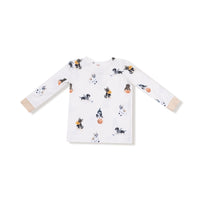 Sporty Puppies - Long Sleeve Loungewear Set