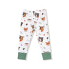 Woodland Animal Faces - Long Sleeve Loungewear Set