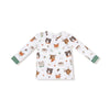 Woodland Animal Faces - Long Sleeve Loungewear Set