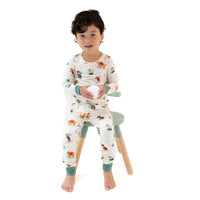 Winter Animal Sports - Long Sleeve Loungewear Set