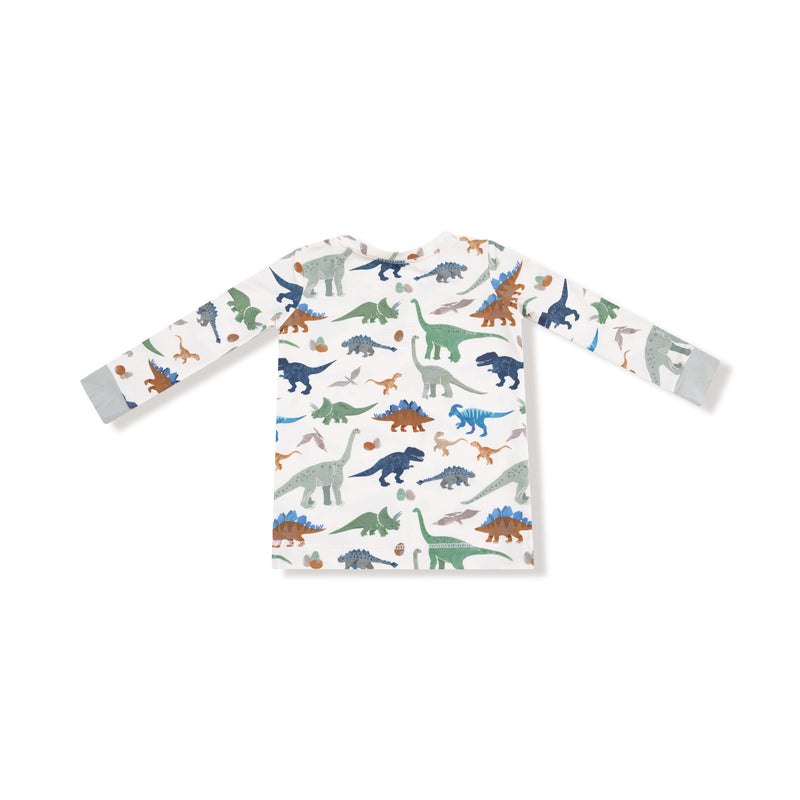 Washy Dinos - Long Sleeve Loungewear Set